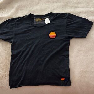 Aviator Navy Tee with Sunset Patch